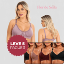 COMPRE 3 LEVE 5 Sutiã Delice® de Alta Sustentação Sem Bojo