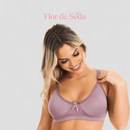 COMPRE 3 LEVE 5 Sutiã Delice® de Alta Sustentação Sem Bojo