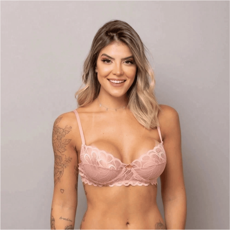 COMPRE 1 LEVE 3 Sutiã Vellum® de Renda sem Bojo