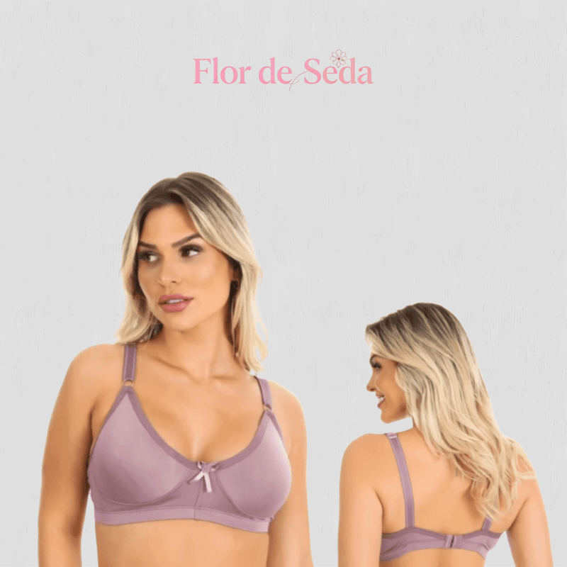COMPRE 3 LEVE 5 Sutiã Delice® de Alta Sustentação Sem Bojo