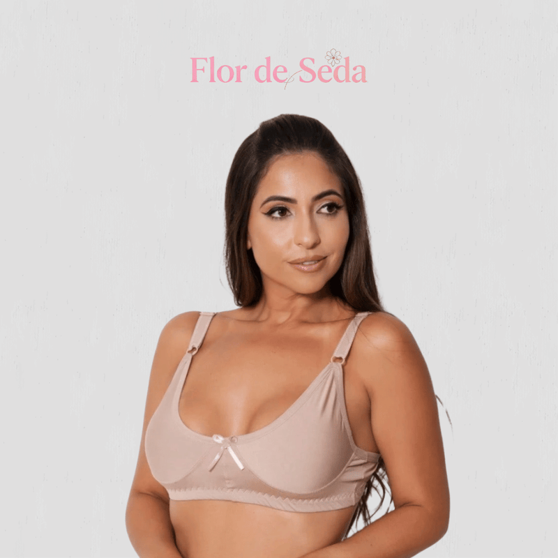 COMPRE 3 LEVE 5 Sutiã Delice® de Alta Sustentação Sem Bojo