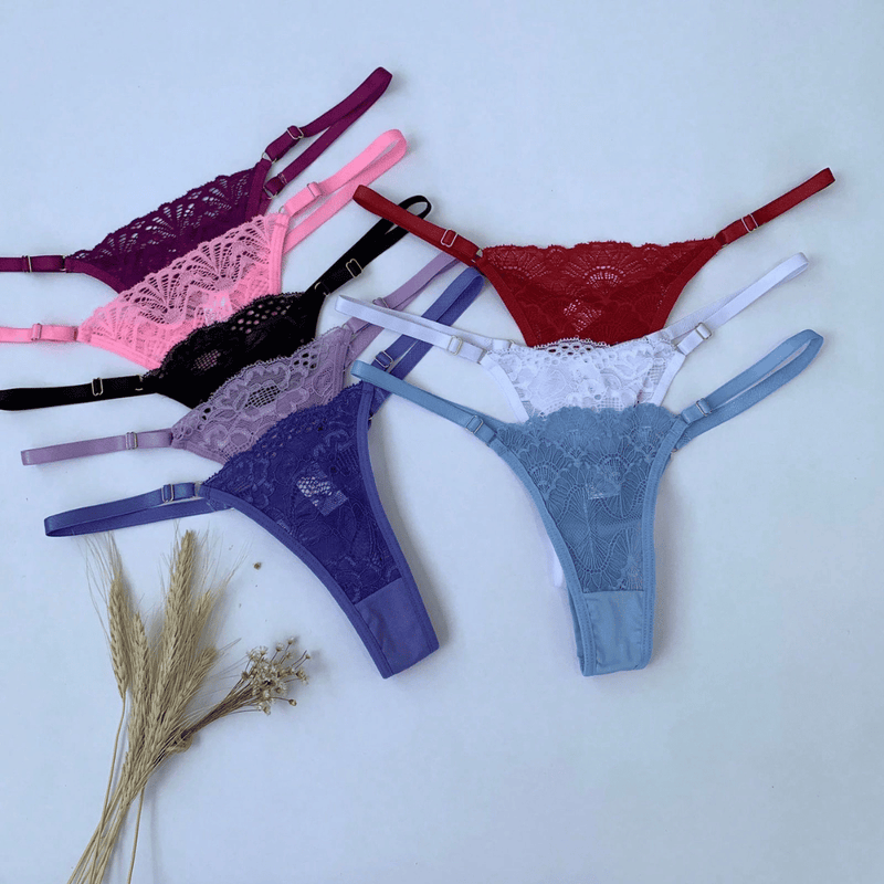 COMPRE 3 LEVE 5 Calcinhas Seda Sensual® Renda com Regulagem