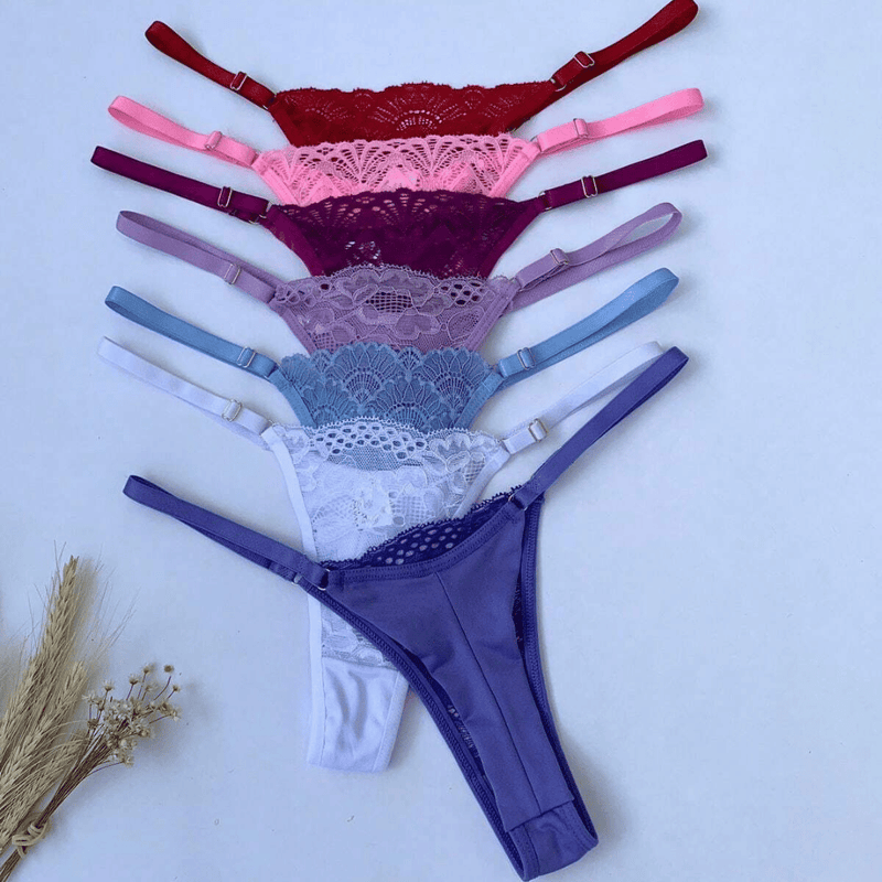 COMPRE 3 LEVE 5 Calcinhas Seda Sensual® Renda com Regulagem